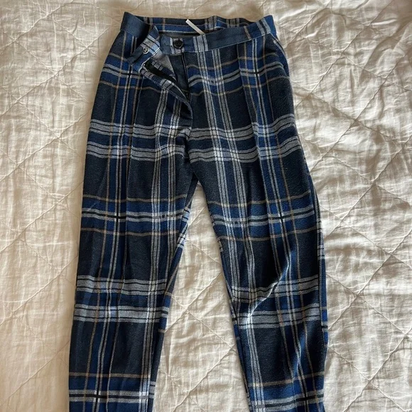 Free People Pants Jumpsuits Free People Carnaby Plaid Pant